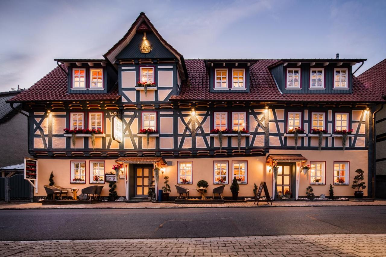 Pension Zur Krone Martinfeld Esterno foto