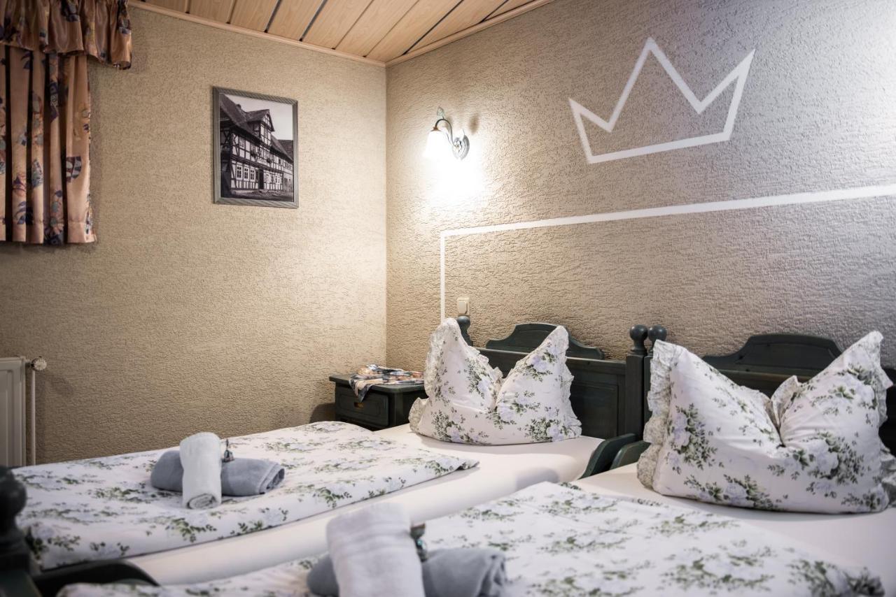Pension Zur Krone Martinfeld Esterno foto