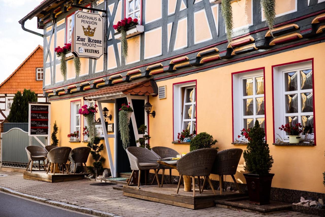 Pension Zur Krone Martinfeld Esterno foto