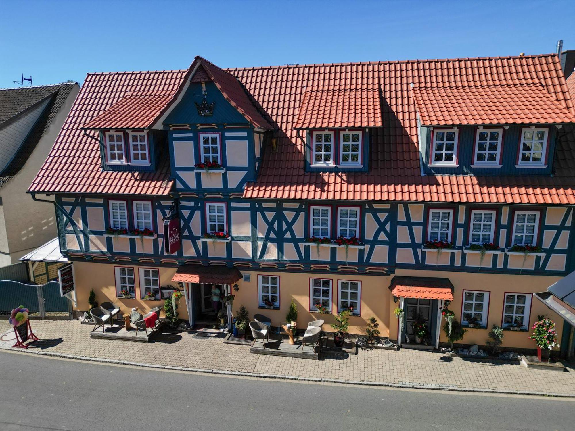 Pension Zur Krone Martinfeld Esterno foto