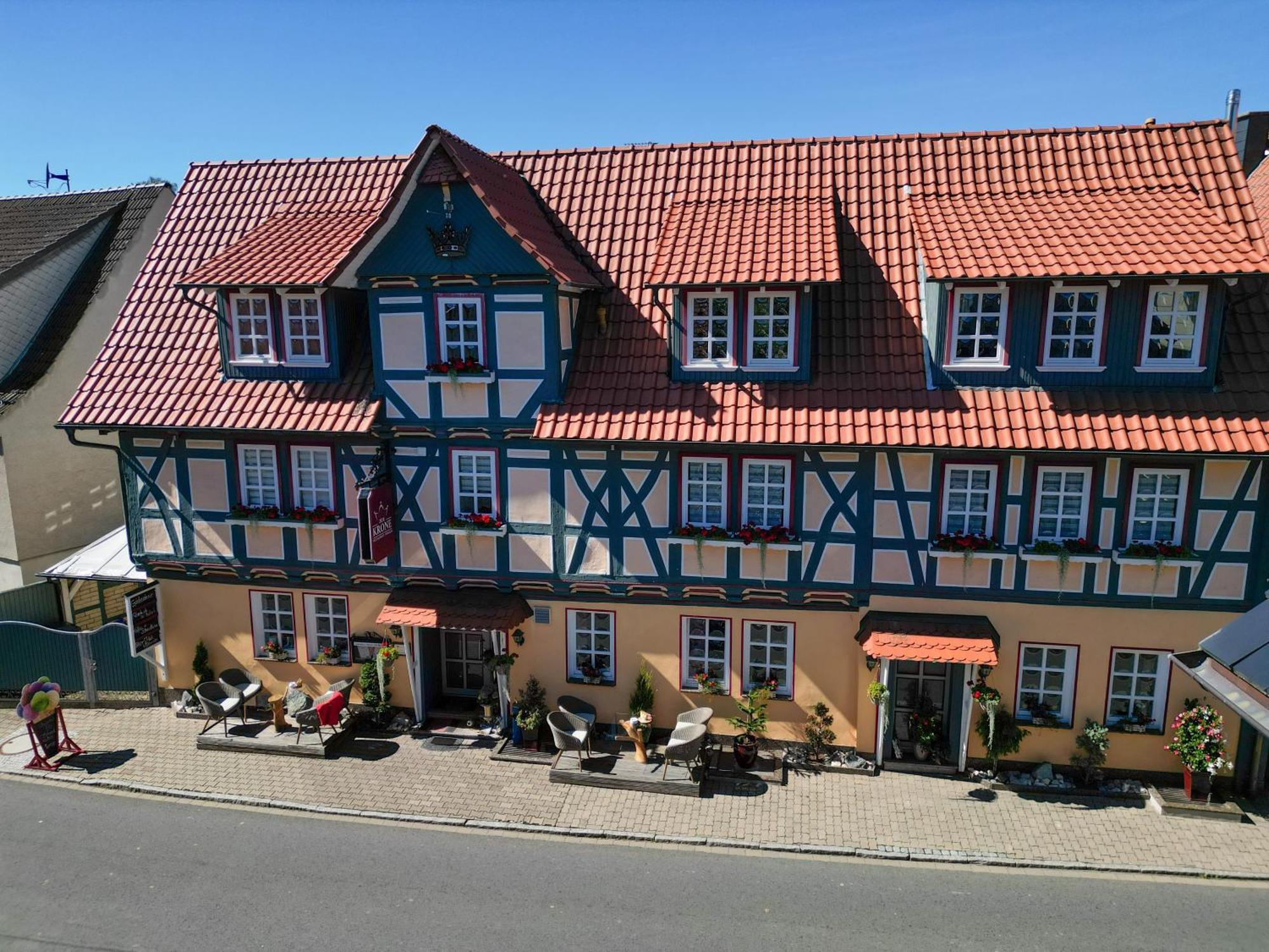 Pension Zur Krone Martinfeld Esterno foto